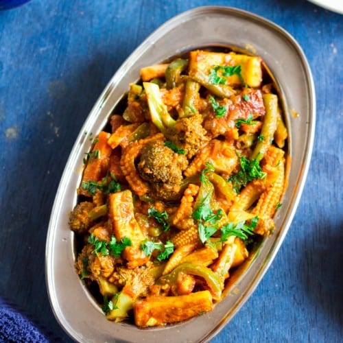 Mix Vegetable Jalfrazie.