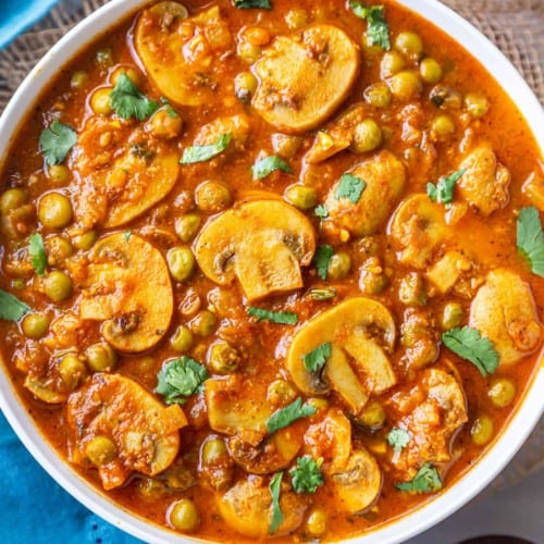 Mushroom Mutter Makhani.