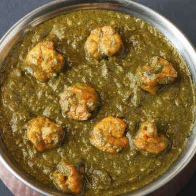 Shrimp Saagwala.