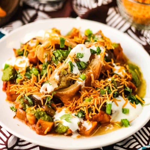 Samosa Chaat.