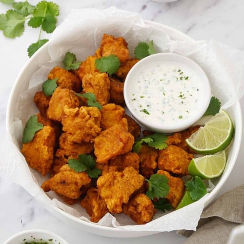 Fish Pakora.