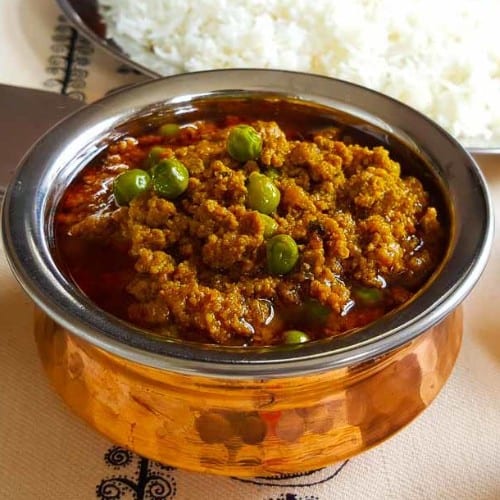 Keema Mutter Lamb.