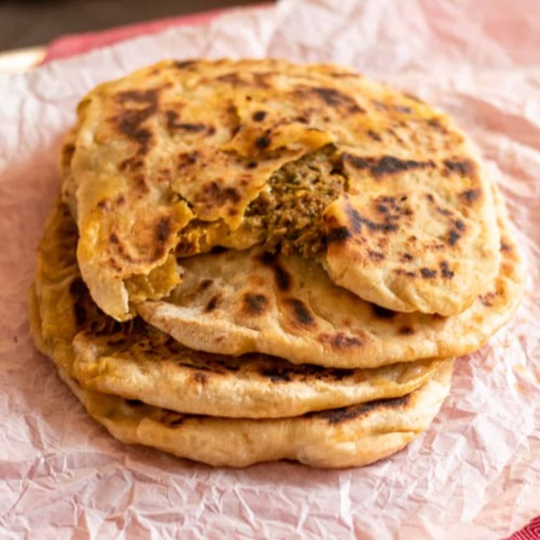 Delicious Keema Naan Awaits