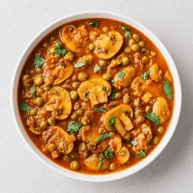 Mushroom Mutter Makhani.