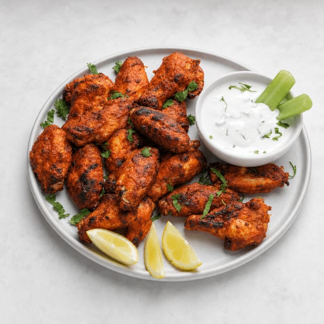 Tandoori Chicken Wings.