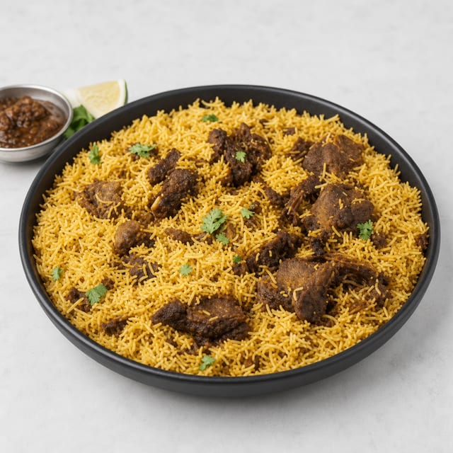 Goat Biryani.