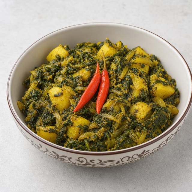 Saag Aloo.