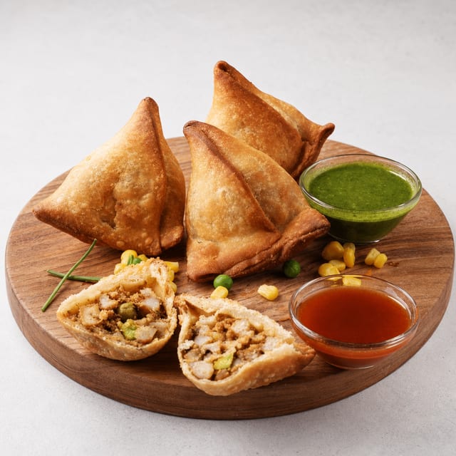 Vegetable Samosa.