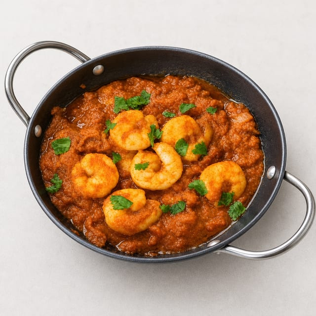 Shrimp Tikka Masala.