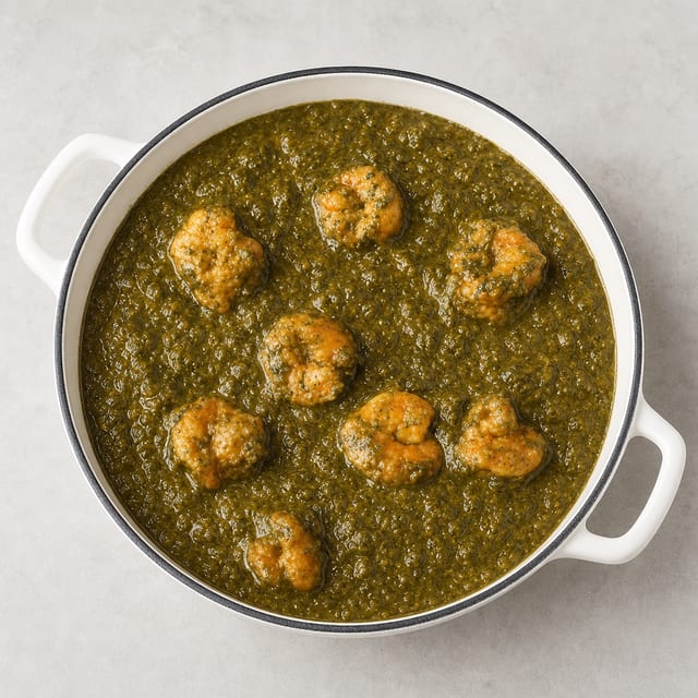 Shrimp Saagwala.