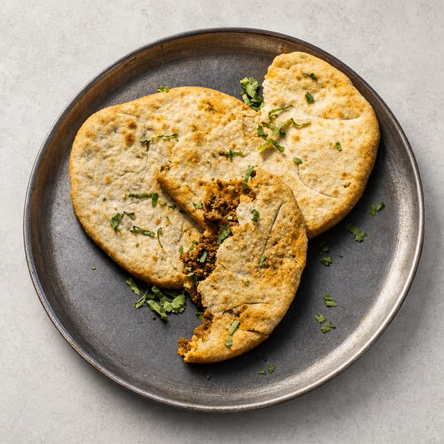 Lamb Keema Naan.