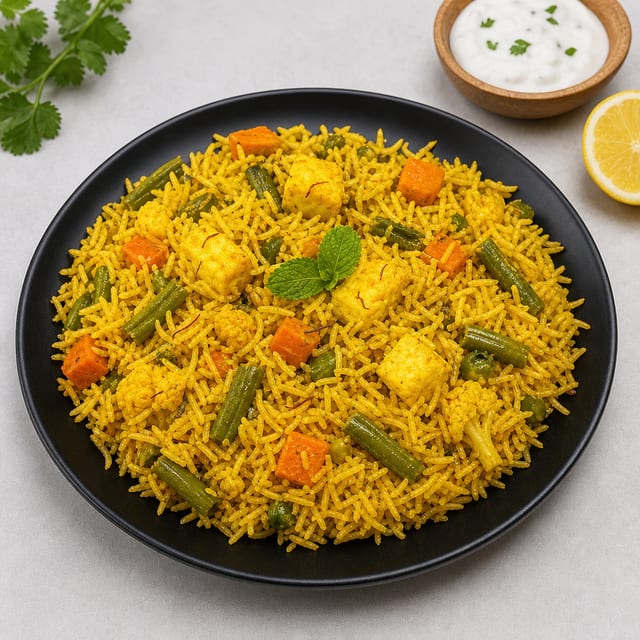 Vegetable Biryani.