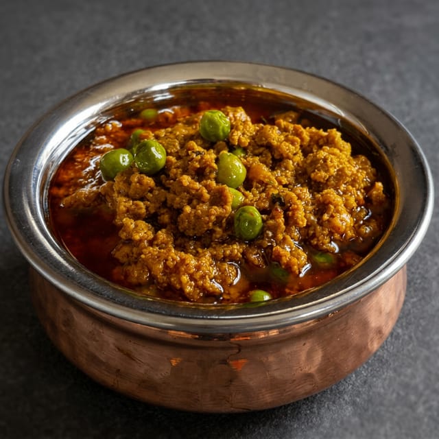 Keema Mutter Lamb.