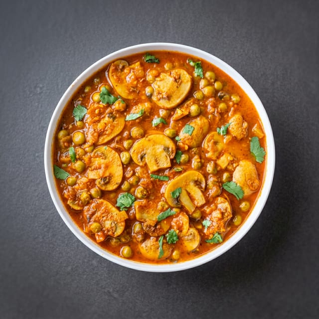 Mushroom Mutter Makhani.