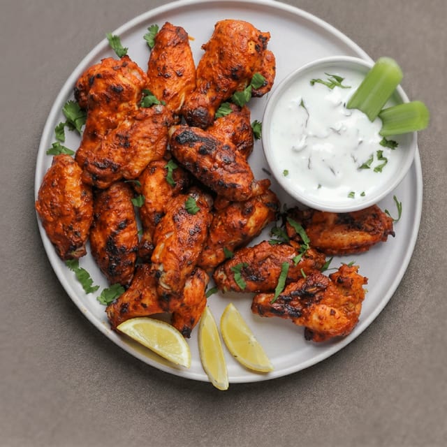 Tandoori Chicken Wings.