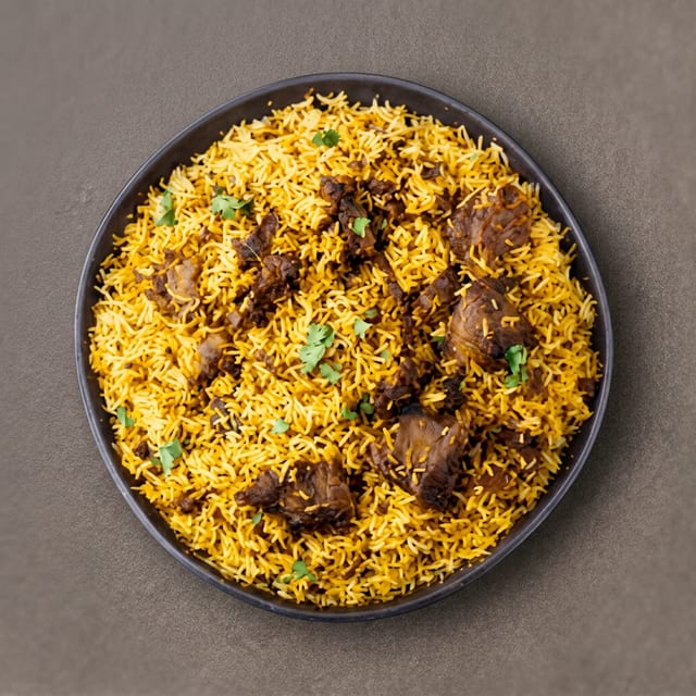 Goat Biryani.