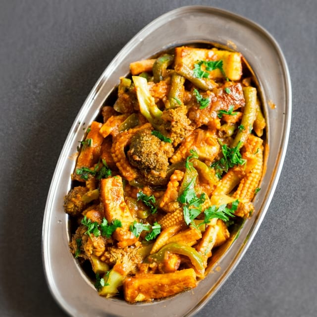 Mix Vegetable Jalfrezi.