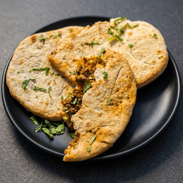 Lamb Keema Naan.